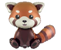 Foil balloon 24" FX - Red panda, packed